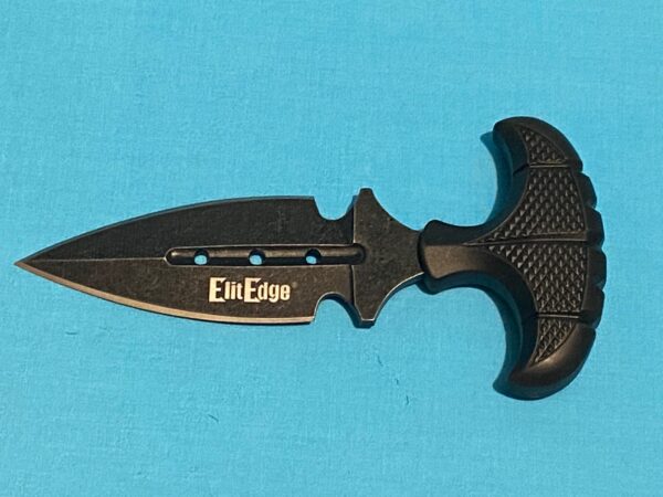 Boot Knife - Stonewash Blade Dagger with Black Handle - Image 5