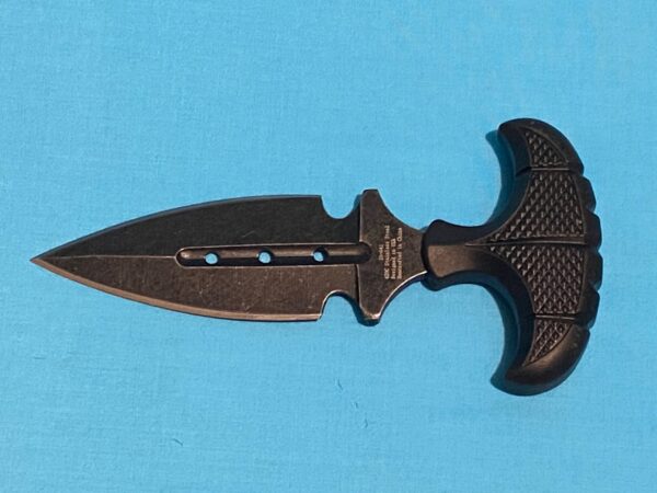 Boot Knife - Stonewash Blade Dagger with Black Handle - Image 6