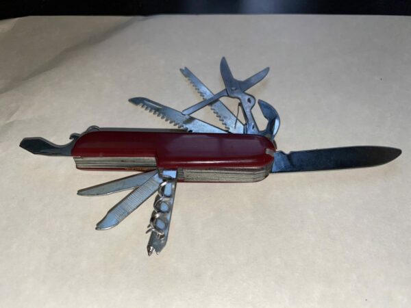 Multi 12-Function Knife - Red (New) - Image 7