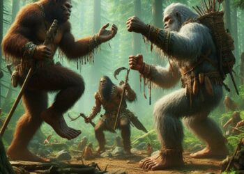 realistic image of the Bigfoot War of 1855