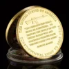 second amendment souvenir right to keep and bear arms firearms coin cold plate challenge coin commemorative coin