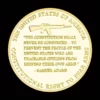 second amendment souvenir right to keep and bear arms firearms coin cold plate challenge coin commemorative coin