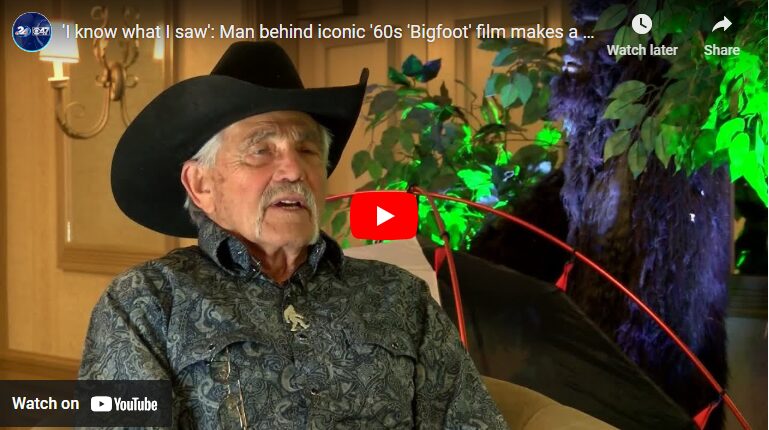 FRESNO, California - It's an age-old mystery − Bigfoot − and whether it's real or not, and man who says he witnessed Sasquatch popped into Fresno Saturday. Bob Gimlin, the second half of the legendary duo and film, Patterson-Gimlin, claims to have captured the mysterious creature on film decades ago.
