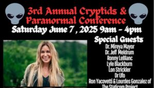 3rd Annual Cryptids and Paranormal Conference – NJ - June 2025