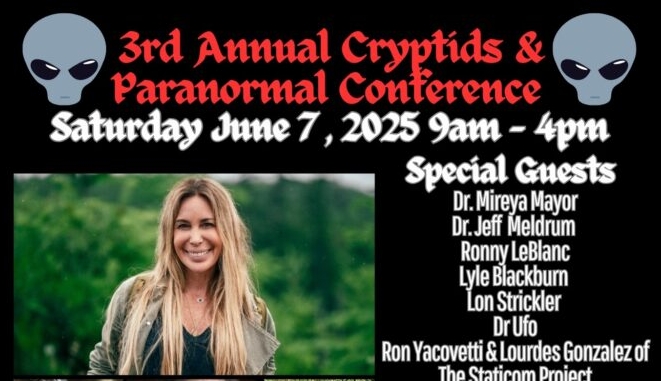 3rd Annual Cryptids and Paranormal Conference – NJ - June 2025
