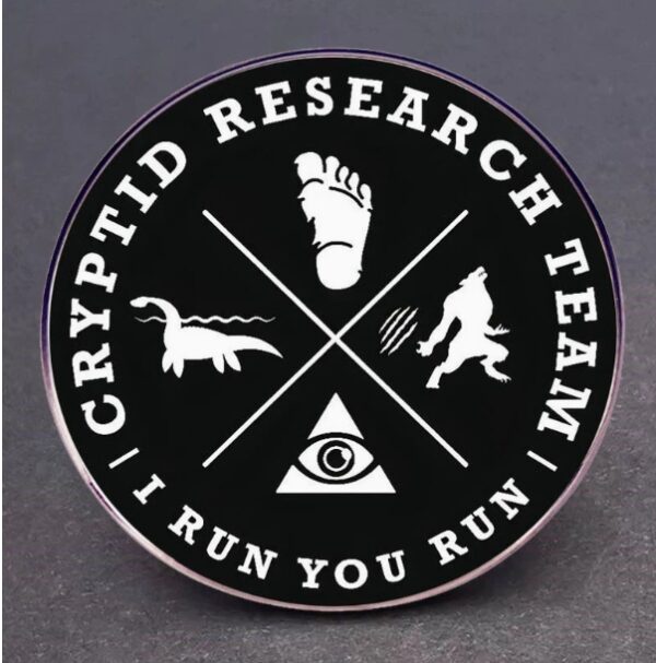 Crypted Research Team- Alloy Pin - Sasquatch Approved
