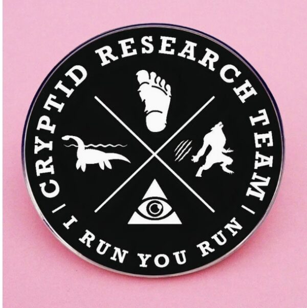 Crypted Research Team- Alloy Pin - Sasquatch Approved