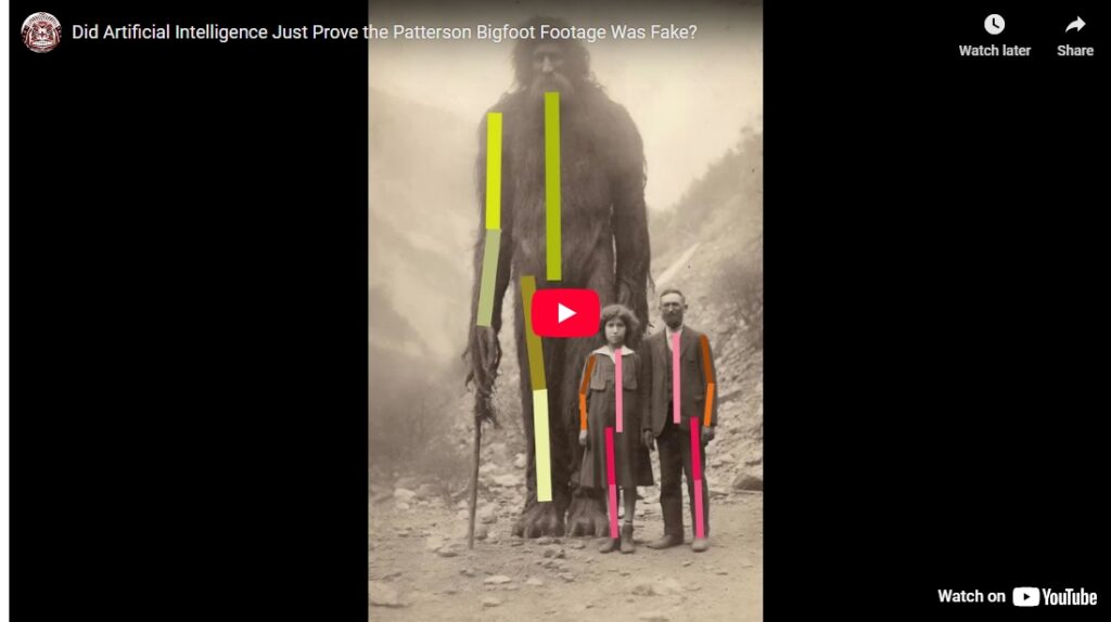 Did Artificial Intelligence Just Prove the Patterson Bigfoot Footage Was Fake?