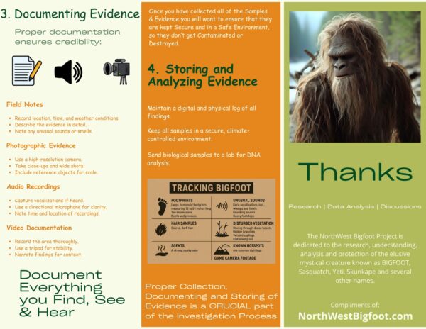 Bigfoot Evidence Collection Procedure - Field Guide - Image 3