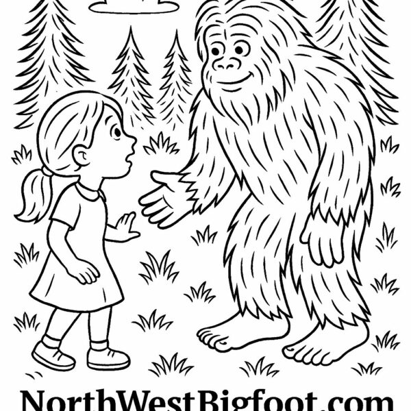 Bigfoot Coloring Book - Volume 1 - Image 3