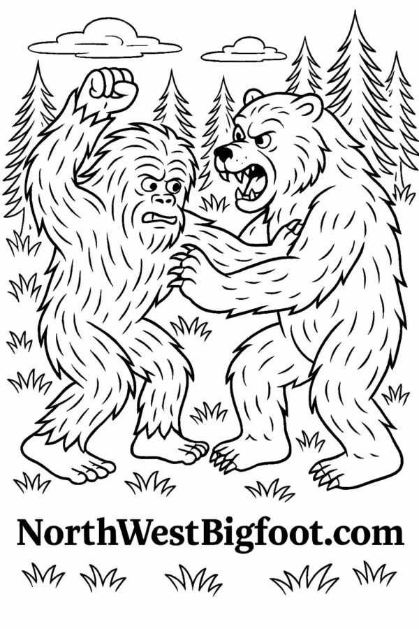Bigfoot Coloring Book - Volume 1 - Image 4