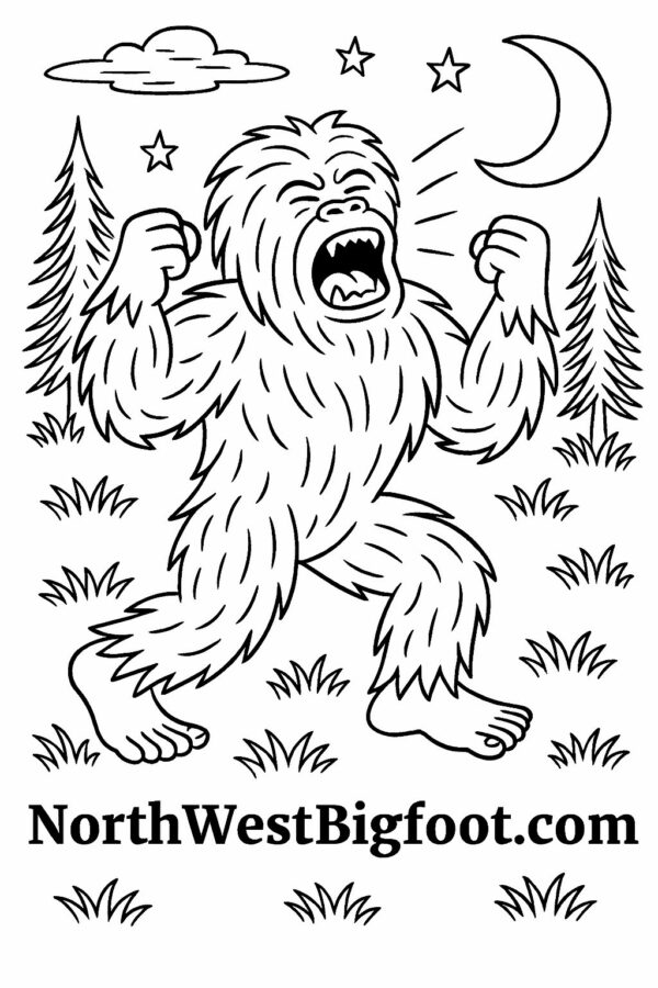Bigfoot Coloring Book - Volume 1 - Image 9
