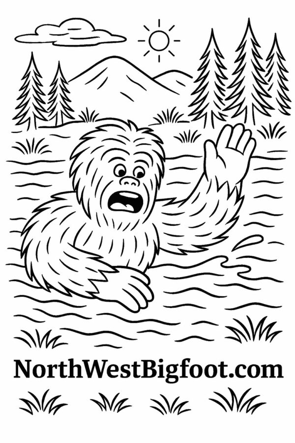 Bigfoot Coloring Book - Volume 1 - Image 17
