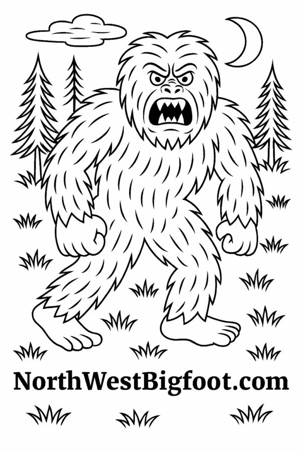 Bigfoot Coloring Book - Volume 1 - Image 19