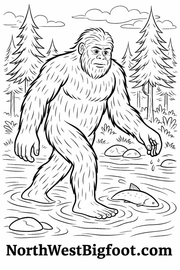 Bigfoot Coloring Book - Volume 1 - Image 7