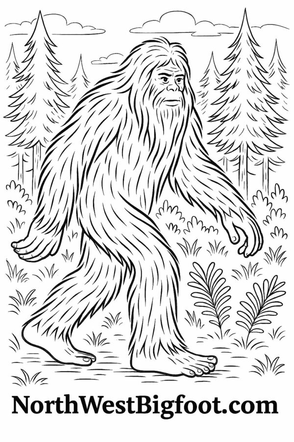 Bigfoot Coloring Book - Volume 1 - Image 8