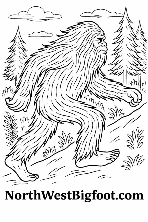 Bigfoot Coloring Book - Volume 1 - Image 14