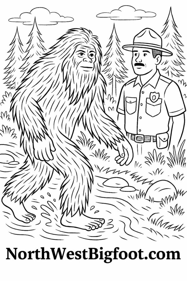Bigfoot Coloring Book - Volume 1 - Image 13