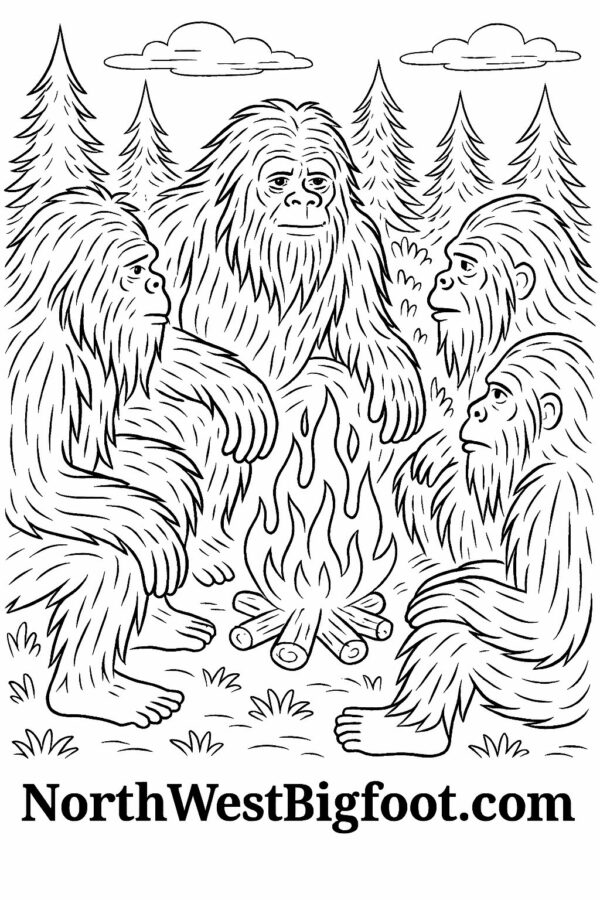 Bigfoot Coloring Book - Volume 1 - Image 12