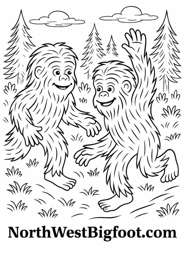 Bigfoot Coloring Book - Volume 1 - Image 11