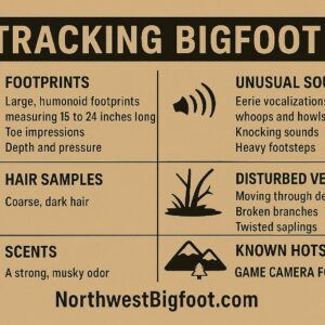 Tracking Bigfoot Reference Card
