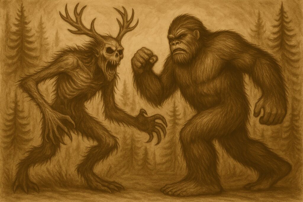 The Wendigo and Bigfoot are two of the most well-known cryptids in North American folklore, but they are vastly different in terms of origin, behavior, and mythology.