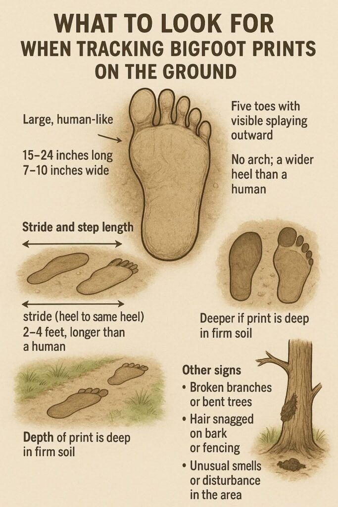 What to look for when tracking Bigfoot What to look for when tracking Bigfoot