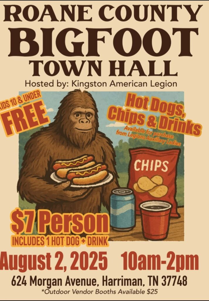 Roane County Bigfoot Town Hall | Tennessee - August - 2025