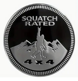 Decal Metal - Squatch Rated Hang Loose