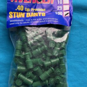 100 Pack - Blow Gun - Darts, Stun .40 Cal - 100 Pack Green