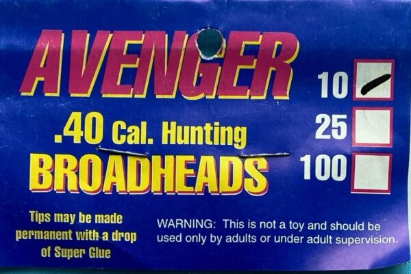 Blow Gun - Darts, Broadhead .40 Cal - 10 Pack Light Green - Image 4