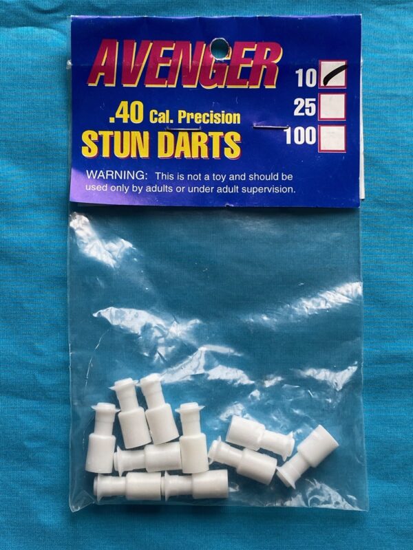 Blow Gun - Darts, Stun .40 Cal - 10 Pack White
