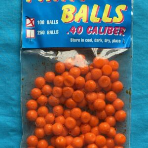 100 pack – .40 cal Paintballs for Blowguns or Slingshots – Orange