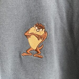 Vintage Warner Bros Studio Polo Shirt - Tasmanian Devil
