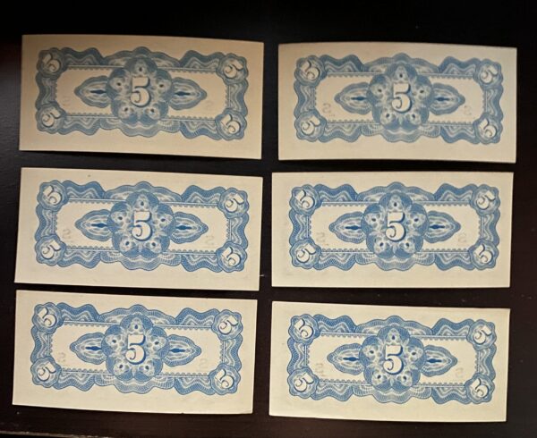 De Japansche Regeering VIJF Cent Japanese Government WWII 5 Cent - Image 3