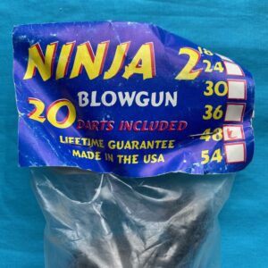Ninja 2 - 48" Blowgun .40 Cal, 2 piece with 20 Darts - Made in the USA