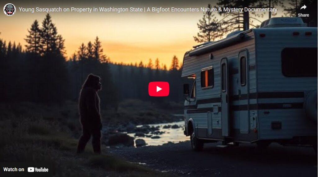 A neighbor’s property in Washington State, known for repeated Sasquatch encounters