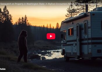 A neighbor’s property in Washington State, known for repeated Sasquatch encounters