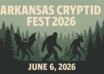 Arkansas Cryptid Fest 2026 is scheduled for June 6, hosted by Spector & Beast 911 and Drunken Cryptids.