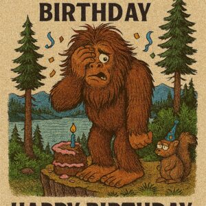 Bigfoot Birthday eCards - I Almost Forgot Your Birthday #10