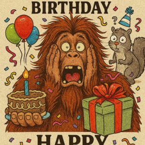 Bigfoot Birthday eCards - I Almost Forgot Your Birthday #4