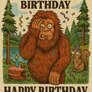 Bigfoot Birthday eCards - I Almost Forgot Your Birthday #8