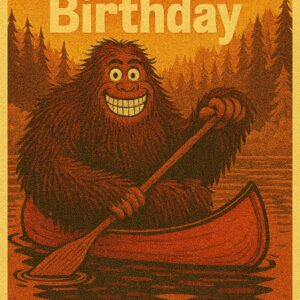 Bigfoot Birthday - Canoe 5