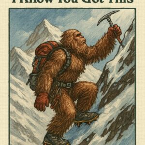 Bigfoot Birthday eCards - Climbing the Mountains #1