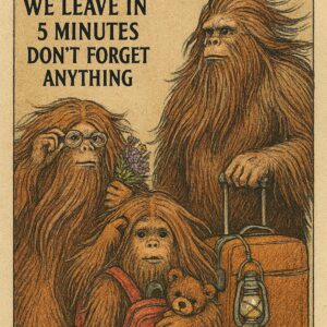 Bigfoot Birthday eCards - Going on a Trip #1