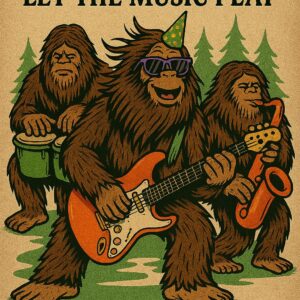 Bigfoot Birthday eCards - Let the Music Play #4