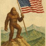 Bigfoot Birthday - USA Flag 1