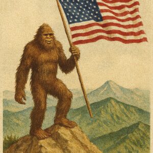 Bigfoot Birthday - USA Flag 1