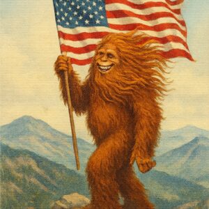 Bigfoot Birthday - USA Flag 2