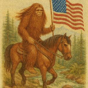 Bigfoot Birthday eCards - USA Flag #5